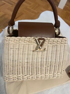 LV  Capucines style wicker bag
